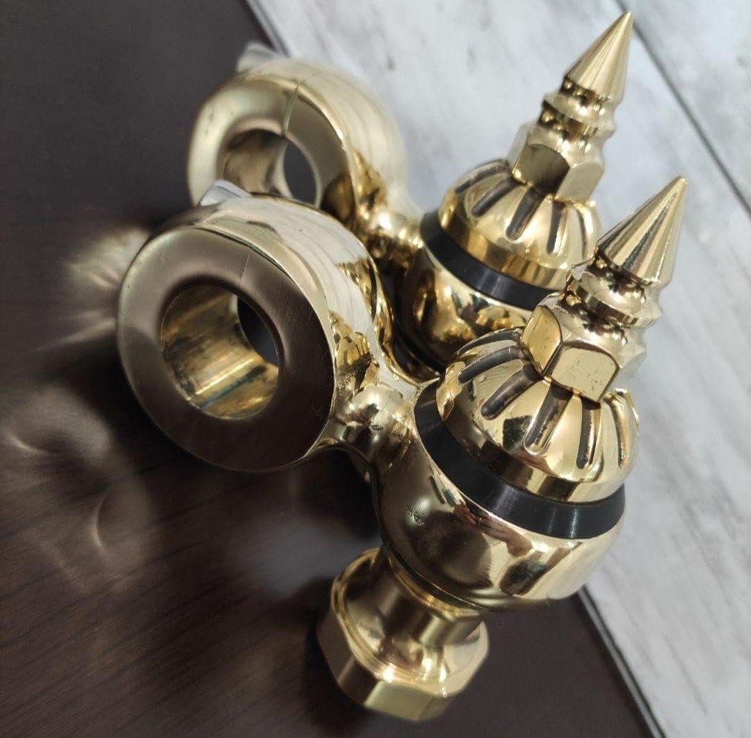 送料無料！真鍮（ブラス）製ドッグボーンライザー！フランダース　管20 真鍮（ブラス）製ドッグボーンライザー1インチ クラシック ビンテージ